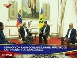 Presidente Nicolás Maduro sostiene encuentro con el Primer Ministro de San Vicente y las Granadinas