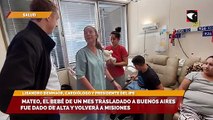 Cardiopatías congénitas, Mateo, el bebé de un trasladado a Buenos Aires mes fue dado de alta y volverá a Misiones