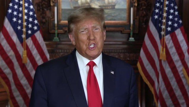 Trump reacts to Biden 2024 announcement with misinformation-filled rant