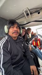 A orita vengo voy al Oxxo en mi helicóptero.