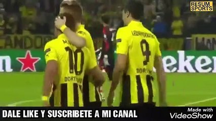 El póker de goles de Robert Lewandowski al Real Madrid en la Champions 2012/13