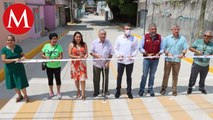Rutilio Escandón, inauguró la pavimentación con concreto hidráulico en Chiapas