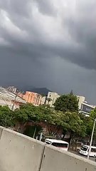 Fuertes lluvias en el sur del Área Metropolitana