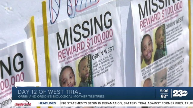 Biological mother testifies in West Trial | WEST BOYS TRIAL