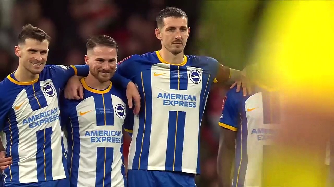 FULL PENALTY SHOOTOUT _ Brighton v Manchester United _ Semi-Final _ Emirates FA Cup 2022-23
