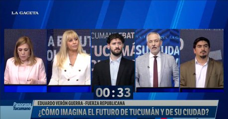 #TUCUMÁN DEBATE: ¿Cómo imagina el futuro de Tucumán y de su ciudad?