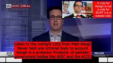 Matt Keogh protecting corruption