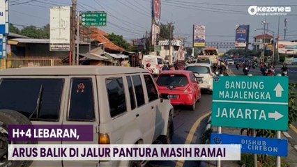 Pemudik Masih Padati Jalur Pantura pada H+4 Lebaran