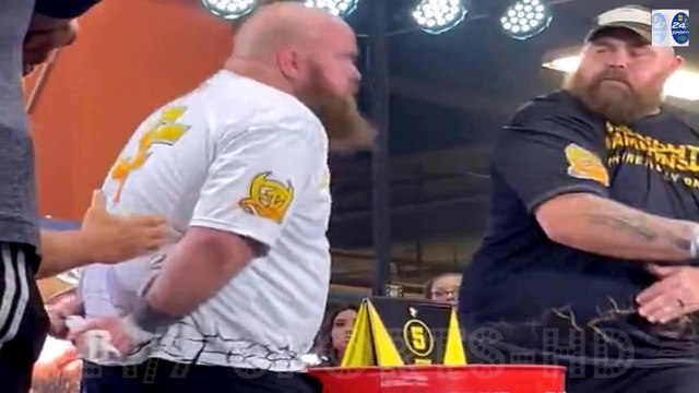 Tim Sylvia KNOCKS OUT his rival with a sickening blow in another brutal slap fighting championship