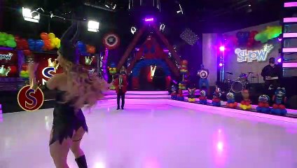 Aleida sorprende con sensual disfraz de 'Maléfica'