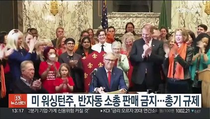 미 워싱턴주, 반자동 소총 판매 금지…총기 규제법 시행