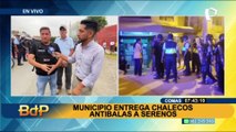 Tras amenazas: Municipalidad de Comas reparte chalecos antibalas a trabajadores municipales