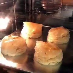 See How Puff Pastry Rises in the Oven  #shorts #viral #shortsvideo #video #innovationhub