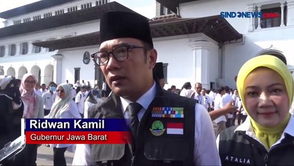 Gelar Apel Pasca Lebaran, Gubernur Jawa Barat Pamit kepada ASN