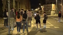 Tensión en el barrio barcelonés de Bonanova tras la manifestación por la ocupación de dos edificios