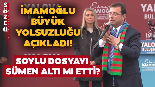 Ekrem İmamoğlu Büyük Yolsuzluğu Açıkladı! Süleyman Soylu 3 Yıldır...