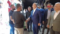 BAKAN ÇAVUŞOĞLU'NDAN ESNAF ZİYARETİ