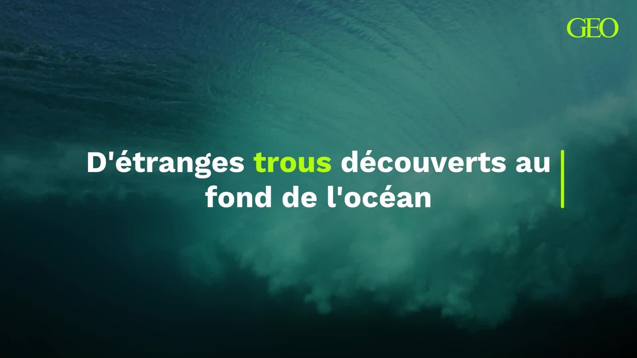 Des étranges trous au fond de l'océan Pacifique