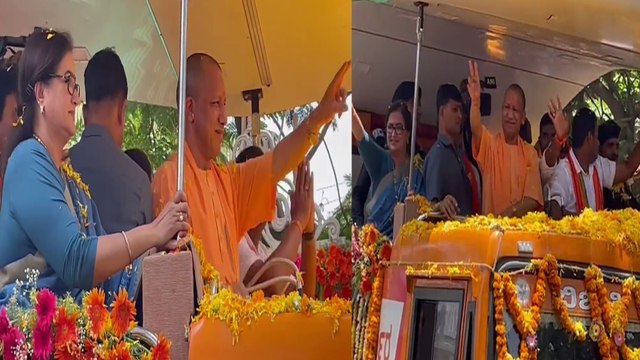 Yogi Adityanath ರೋಡ್ ಶೋಗೆ ಸಾಥ್ ಕೊಟ್ಟ Sumalatha Ambarish.. ಮಂಡ್ಯ ಜನರ ಜೈಕಾರ