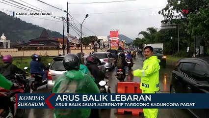 Arus Balik Jalur Alternatif Tarogong Kadungora Padat