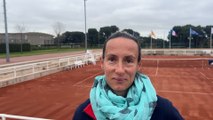 Interview maritima: Maud Vigne avant le début des Interclubs N1 d'Istres Sports Tennis