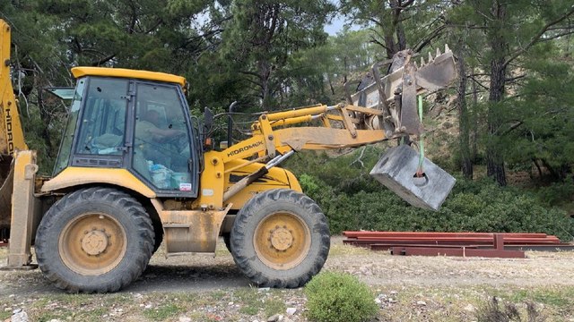 Mahkeme kararına rağmen Phaselis'te inşaat devam ediyor