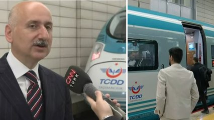 Ankara-Sivas arası 2 saate düşüyor... Bakan Karaismailoğlu açıklamalarda bulundu