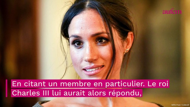 Meghan Markle : cette lettre à Charles III pour dénoncer les membres racistes de la famille royale