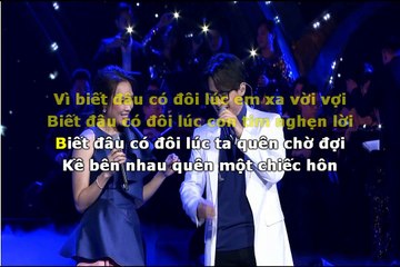 karaoke Em Về Tinh Khôi || Hà Anh Tuấn - Mỹ Tâm