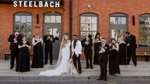 Groom Surprises Bride By Bringing Adoptable Puppies To Their Wedding | Happily TV
