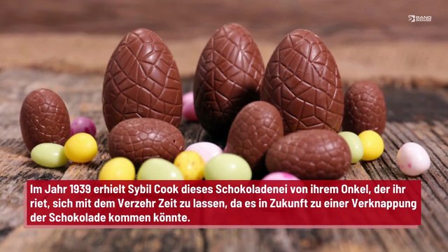 84 Jahre altes Schokoladenei wird versteigert