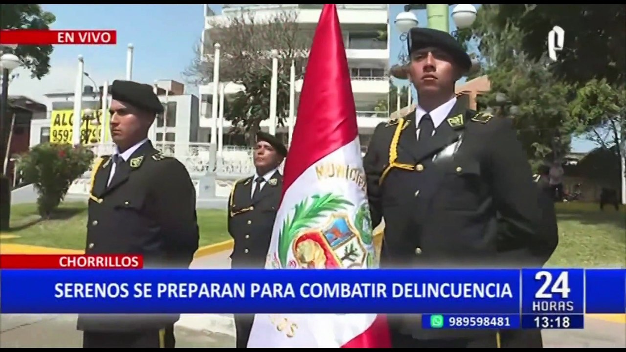 Municipio de Chorrillos capacita a serenos ante un eventual hecho delictivo