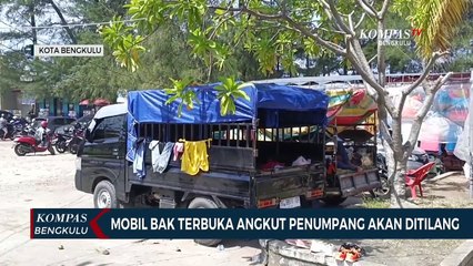 Mobil Bak Terbuka Angkut Penumpang Akan Ditilang