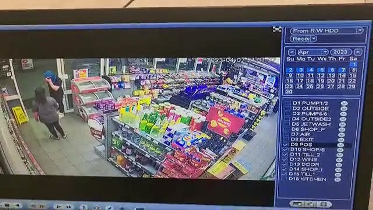 Wellington petrol station supervisor Rizhana steps in to tackle a pair of masked robbers