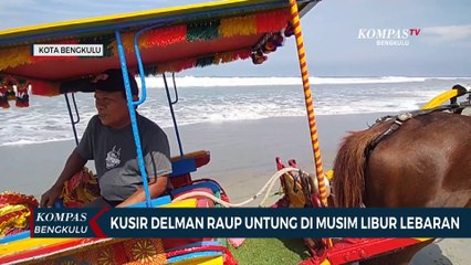 Kusir Delman Raup Untung di Musim Libur Lebaran
