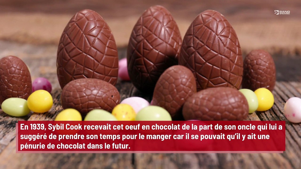 Un oeuf en chocolat conservé pendant 84 ans est mis aux enchères !