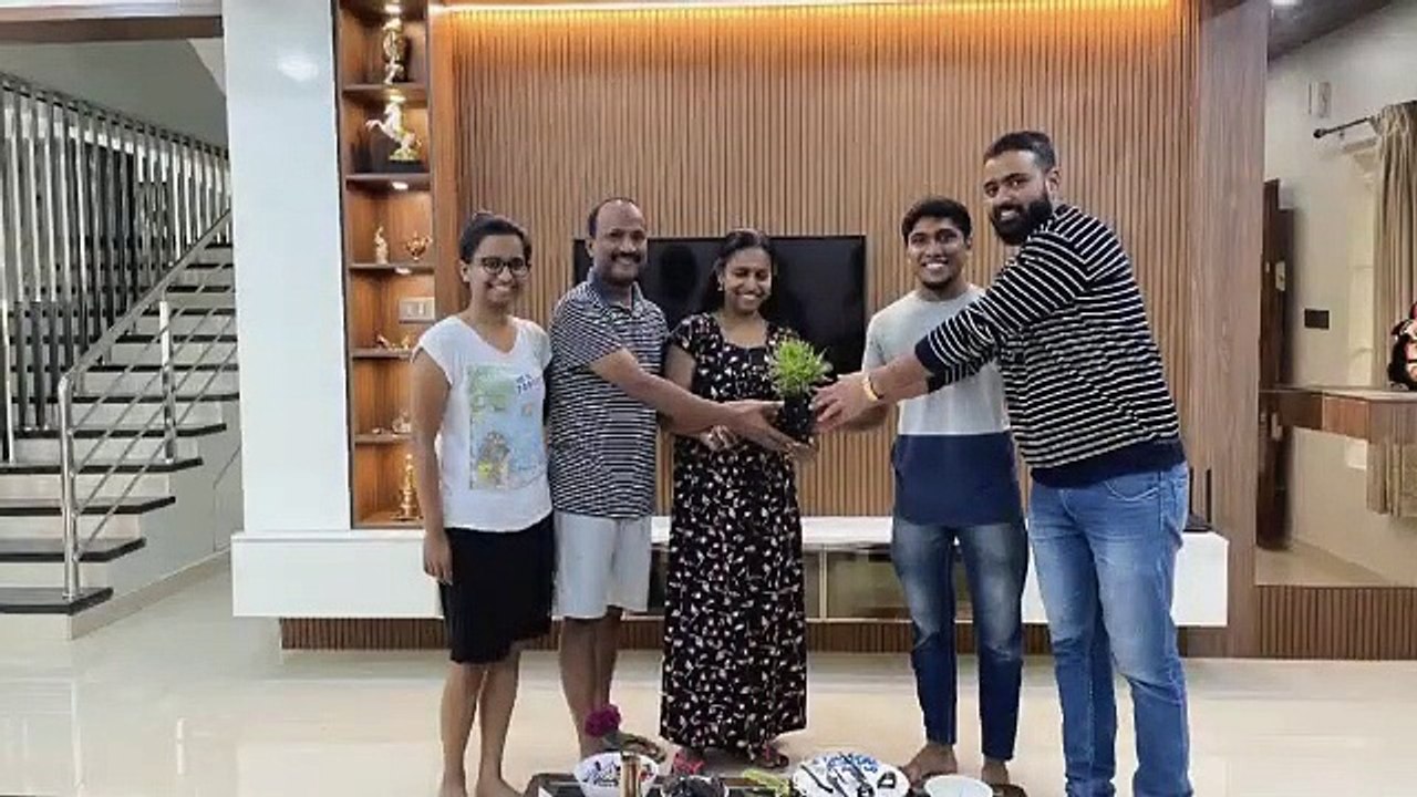 Mr. Murali & Mrs. Usha - Happy Clients of Hennur Bangalore Glamwood Interiors