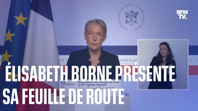 Élisabeth Borne présente la feuille de route des 100 jours de l'exécutif
