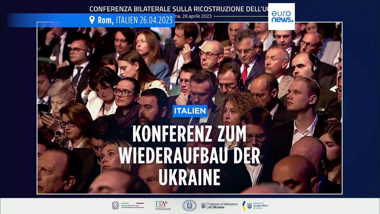 Rom: Wiederaufbaukonferenz für Ukraine kleiner als Meloni gehofft hatte