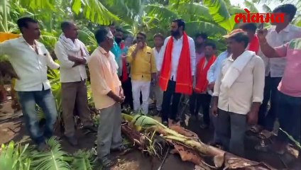 बांगर बांधावर... थेट मुख्यमंत्र्यांना फोन... पुढं काय झालं पाहा