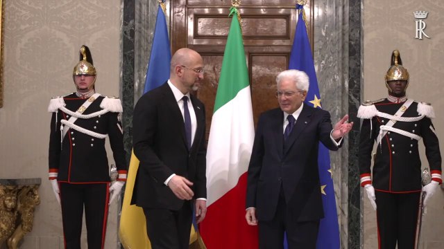 Mattarella incontra una delegazione ucraina al Quirinale