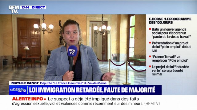 Mathilde Panot sur le discours d'Élisabeth Borne: Je trouve ça incroyable d'avoir une Première ministre tellement déconnectée qu'elle ne dit pas un seul mot sur la question des retraites