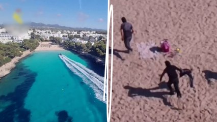 Course-poursuite en mer et sur la plage entre la police et des trafiquants de drogue à Majorque
