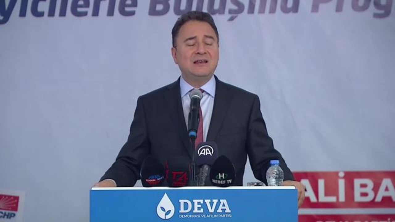 Ali Babacan: "Cumhur İttifakı 'Beriki İttifakı', Millet İttifakı 'Türkiye İttifakı'. Öbür Tarafta Nefret ve Öfke Var, Burada Sevgi ve Kucaklama Var"