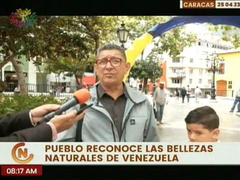 Ciudadanos aprecian el atractivo de Venezuela y apoyan las políticas de conservación ambiental