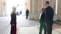 Felipe VI recibe a Lula en el Palacio Real