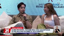 Alden Richards, mature role ang gagampanan sa pelikulang kasama si Julia Montes | 24 Oras