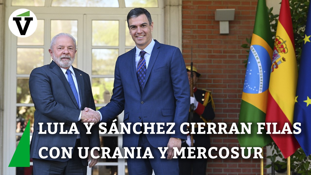 Lula y Sánchez cierran filas con Ucrania y Mercosur: "Esta visita marca una nueva etapa"