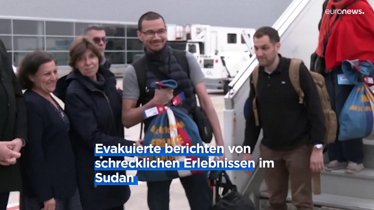 Sudan: Evakuierungsmissionen gehen weiter - Evakuierte berichten von Angst und Terror