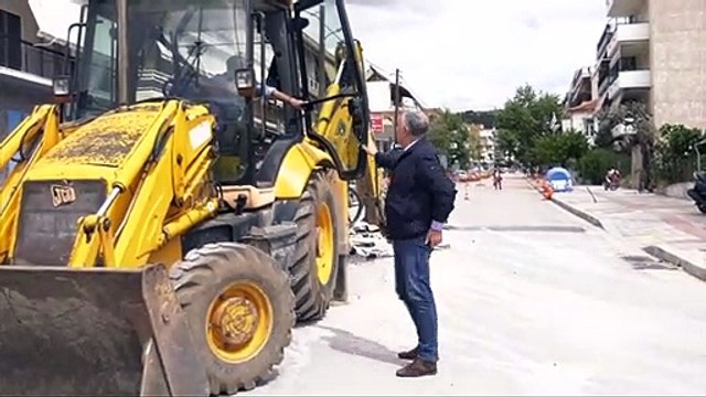 Λαμία: Σε εξέλιξη η κατασκευή του νέου κυκλικού κόμβου στη διασταύρωση των οδών Αθηνών και Κύπρου